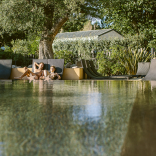 Serignan Plage Nature - Baignades - Piscine et transats