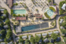 Serignan Plage Nature - Balneo - Luchtfoto van de balneo- en badzone
