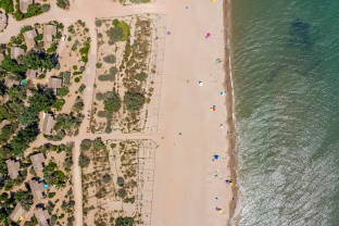 Camping Serignan Plage Herault Plage Vue du ciel