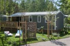 Serignan Plage Nature Mietunterkunft für die Entdeckung des Naturismus Terrasse