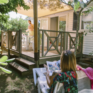 Serignan Plage Nature - Stacaravan Cottage 4/6 personen - Terras