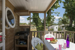 Serignan Plage Nature - Mobilhome Détour 4-6 personnes - Terrasse semi-couverte