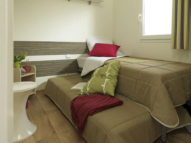 Serignan Plage Nature - Mobilhome Famille 6 pers - Children’s bedroom pull out bed