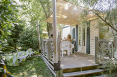 Serignan Plage Nature - Mobilheim Garrigue 6 Personen - Terrasse