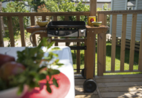 Serignan Plage Nature - Mobilhome Loisir 4 pers - Terrasse avec barbecue